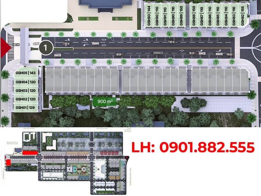 Đợt 1 này dự án chủ đầu tư mở bán 17 căn.