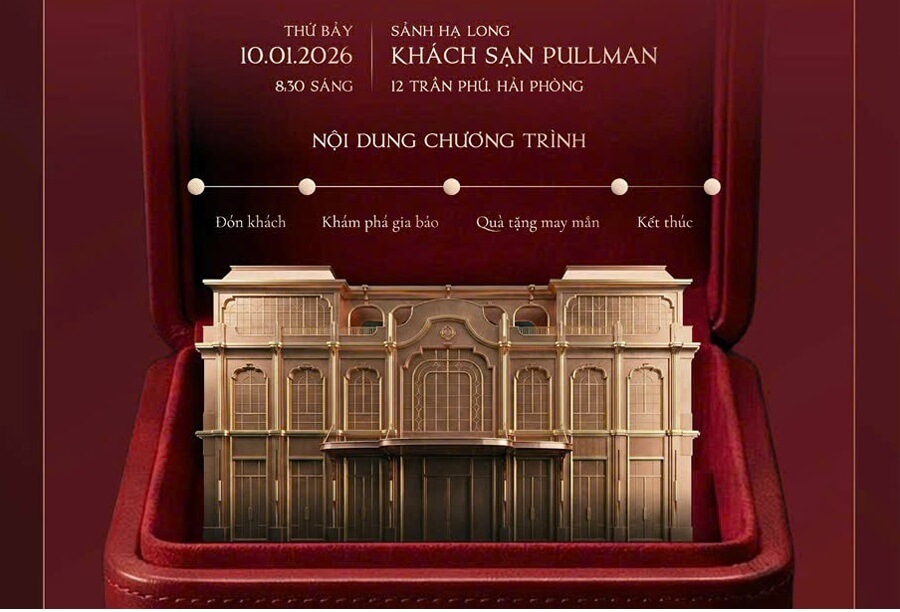 Lịch trình sự kiện VVIP ANmaison Hải Phòng