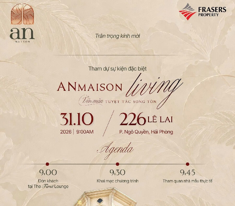 Lịch khai trương nhà mẫu ANmaison