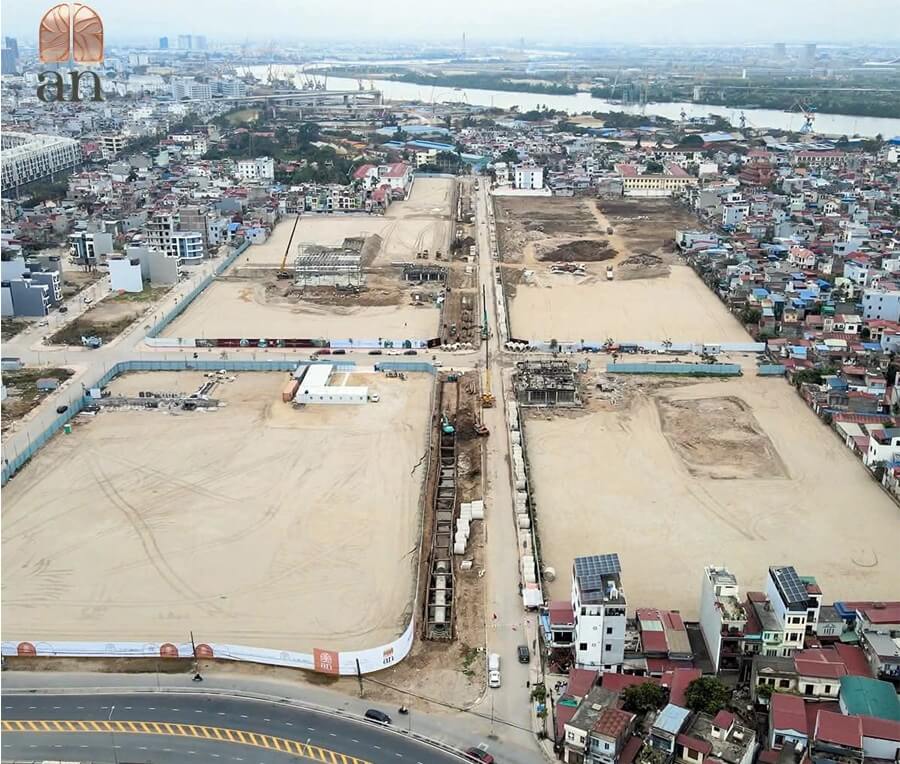 Công trường ANmaison nhìn từ trên cao
