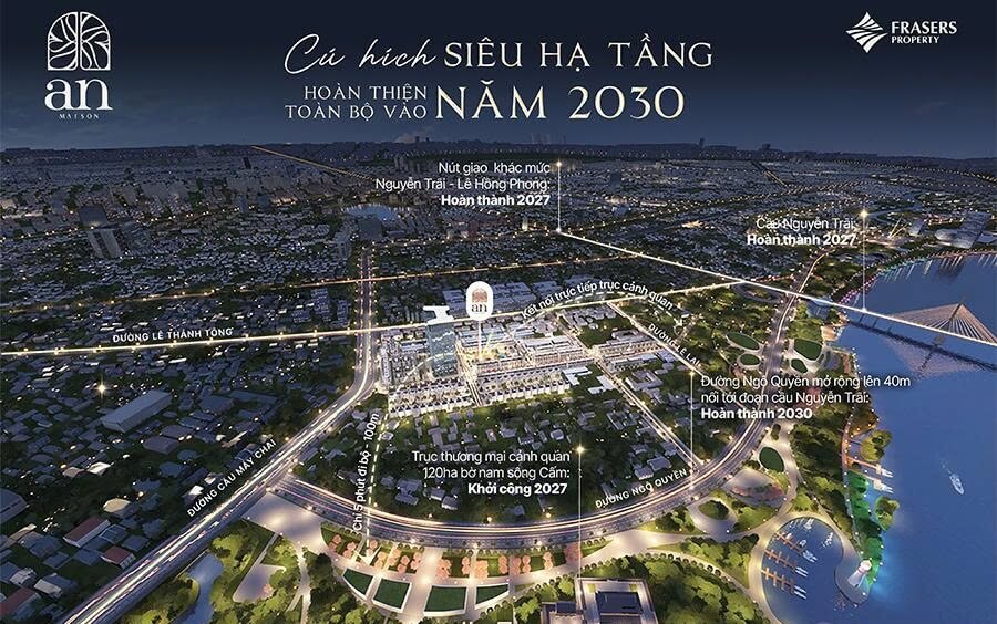 Cú hích hạ tầng 2027-2030: Thời Điểm Vàng Dự Án ANmaison Hải Phòng