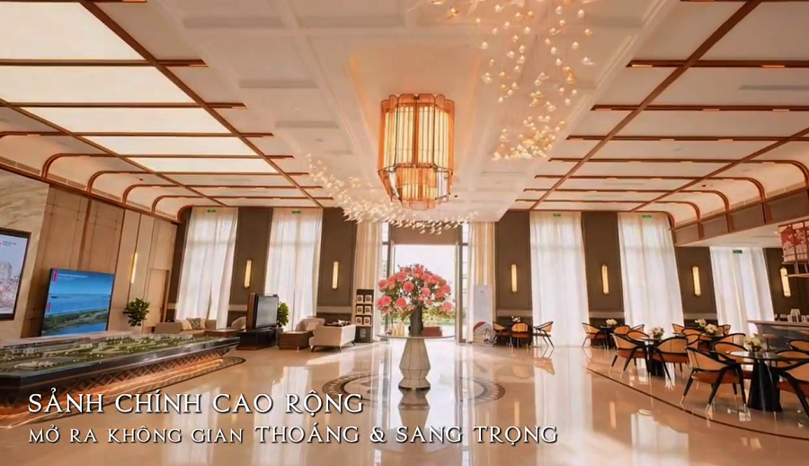 Không gian sảnh giới thiệu dự án ANmaison