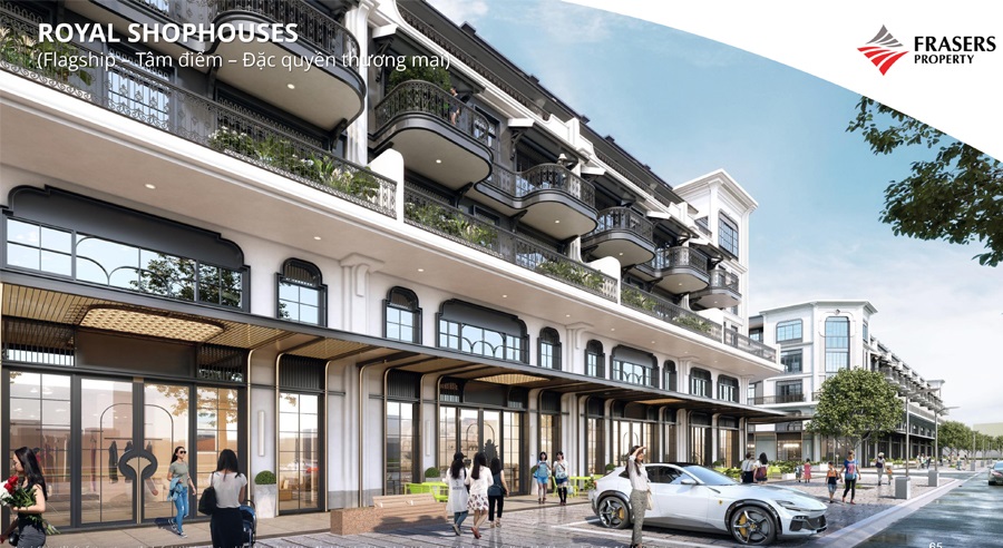 Khu Royal Shophouses ANmaison Hải Phòng