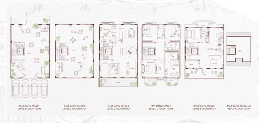 Thiết kế khu Royal Shophouse- Khu đô thị ANmaison Hải Phòng