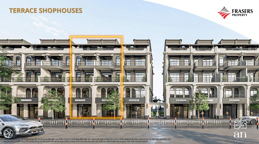 Khu Terrace Shophouse ANmaison Hải Phòng